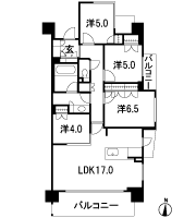 Floor: 4LDK, occupied area: 85.71 sq m