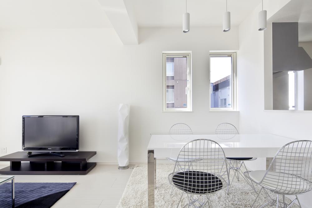 Same specifications photos (living). Face-to-face kitchen overlooking the whole LDK. 