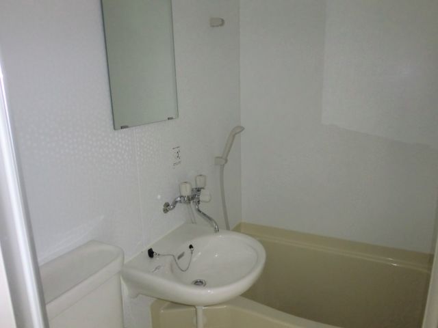 Washroom. With wash basin