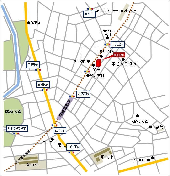 Local guide map. Information map