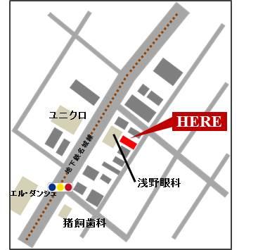 Local guide map. Detailed map