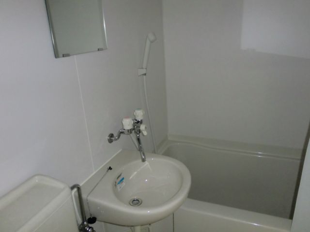 Washroom. Basin with unit bus