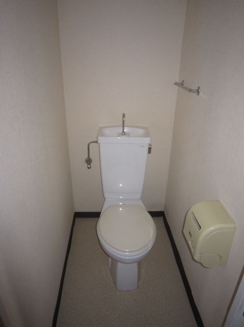 Toilet. Clean rest room