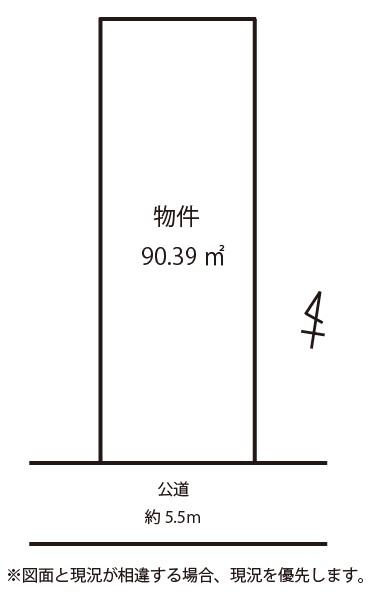 Compartment figure. Land price 18,800,000 yen, Land area 90.3 sq m
