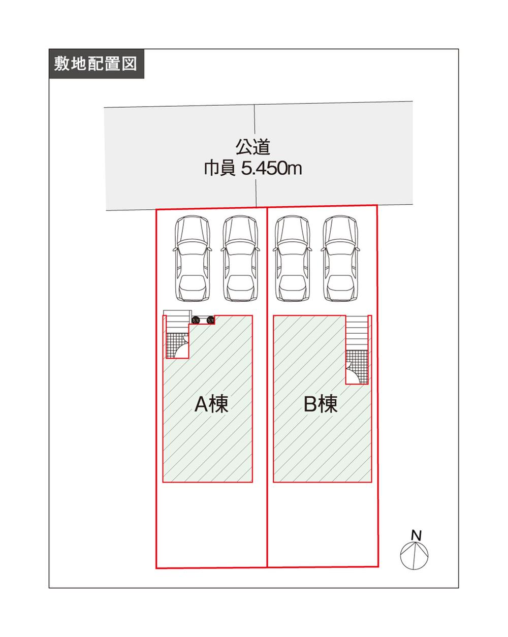 The entire compartment Figure. Site layout
