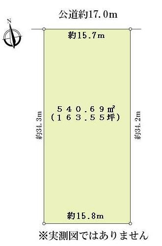 Compartment figure. Land price 81,930,000 yen, Land area 576.71 sq m