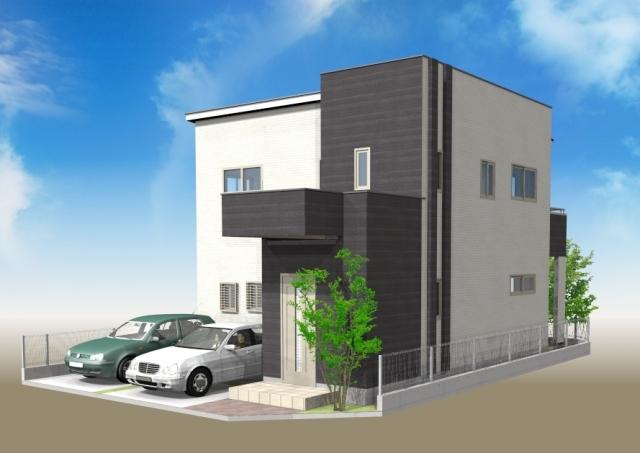 Building plan example (Perth ・ appearance). Gtype