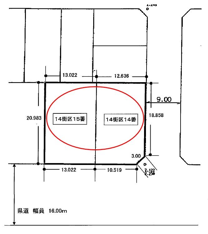 Compartment figure. Land price 65 million yen, Land area 536.14 sq m