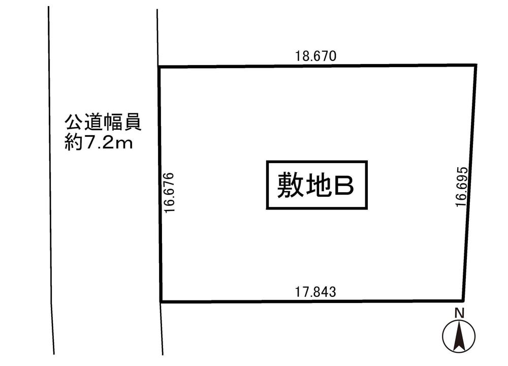 Compartment figure. Land price 29,900,000 yen, Land area 334.77 sq m