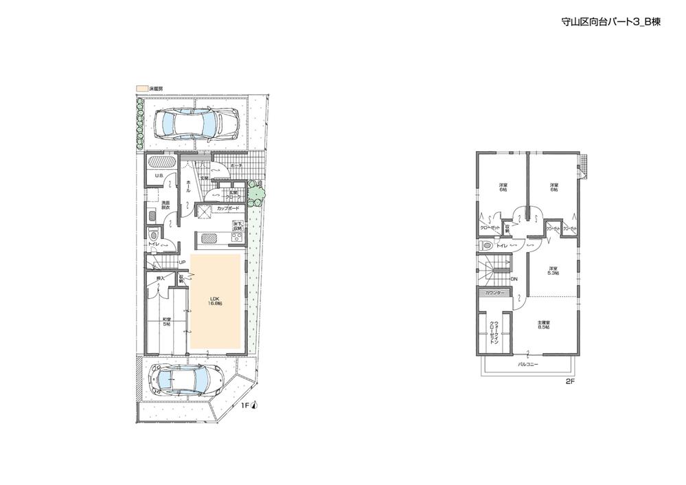 Floor plan. 36,800,000 yen, 5LDK, Land area 118.54 sq m , Building area 116.49 sq m B Building