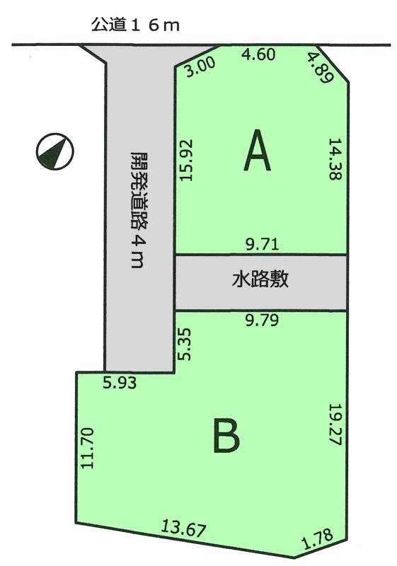 Compartment figure. Land price 17,900,000 yen, Land area 255.9 sq m