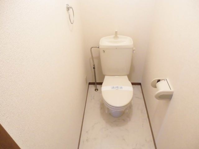 Toilet. Storage have in each room