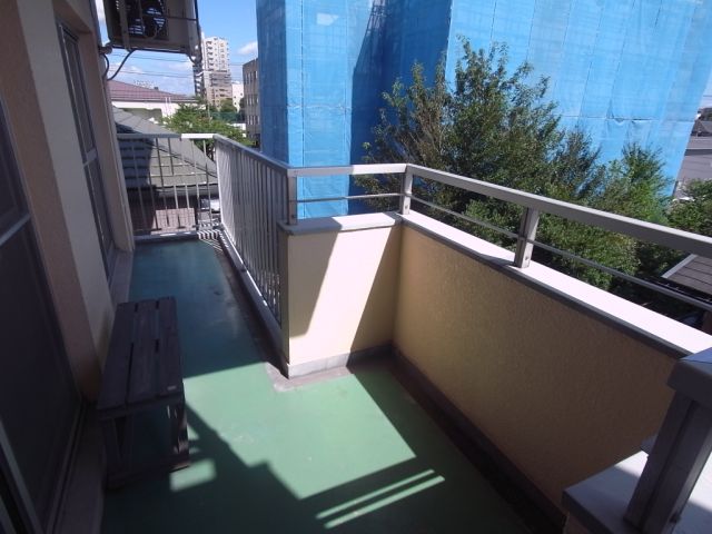 Balcony. Sunny veranda