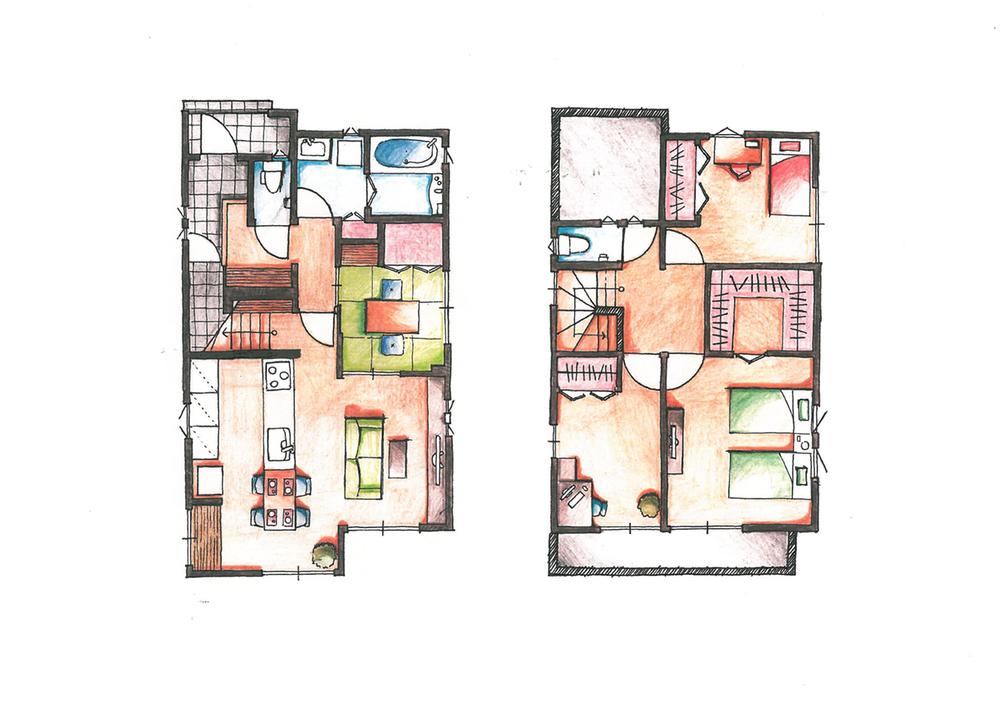 Compartment figure. (C Building), Price 39,800,000 yen, 4LDK, Land area 165.7 sq m , Building area 105.25 sq m