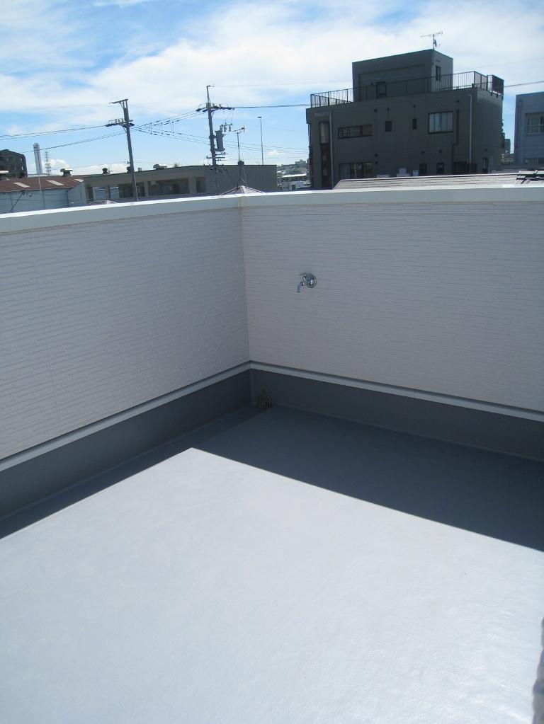Balcony. Rooftop balcony