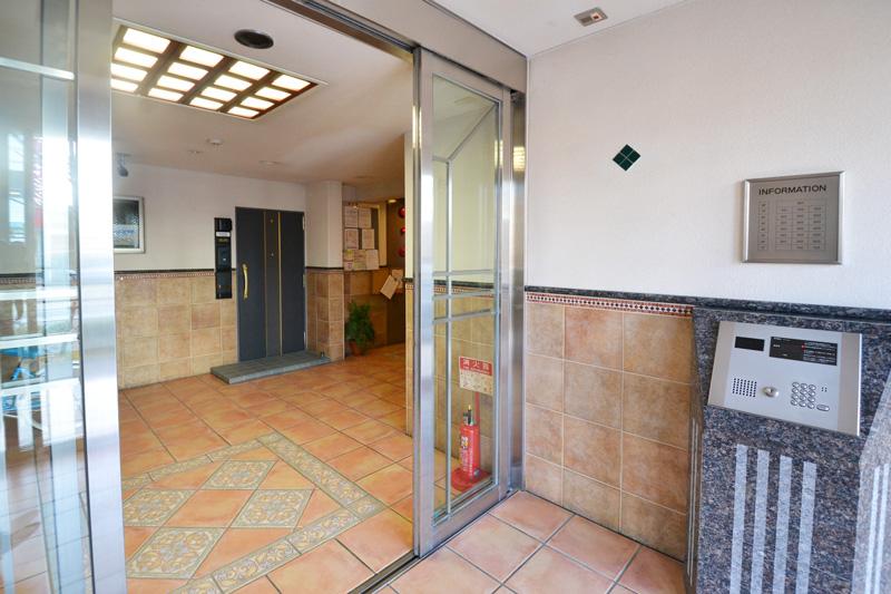 Entrance. Auto-lock system installed