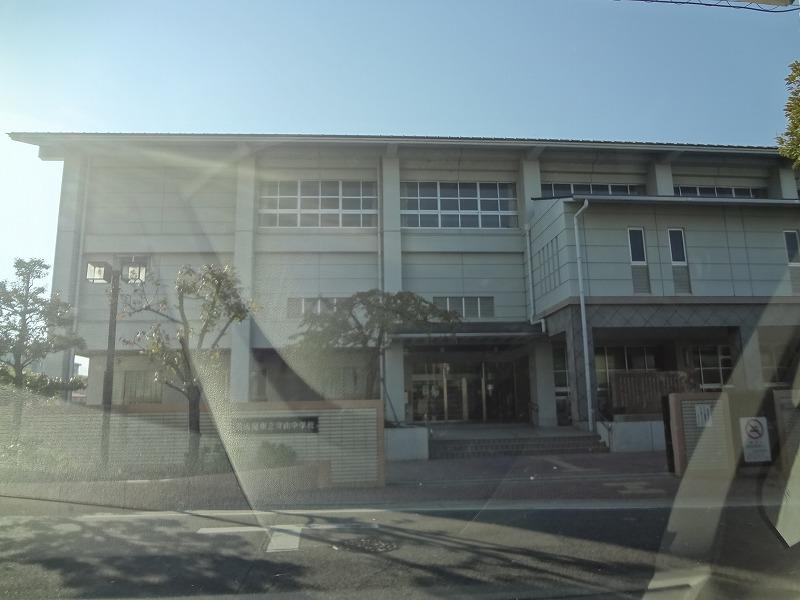 Junior high school. Moriyama until junior high school 1300m Moriyama junior high school