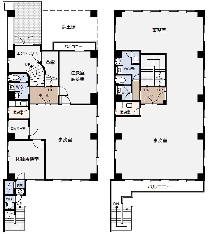Floor plan. 56,800,000 yen, 3KK, Land area 495.57 sq m , Building area 277.36 sq m