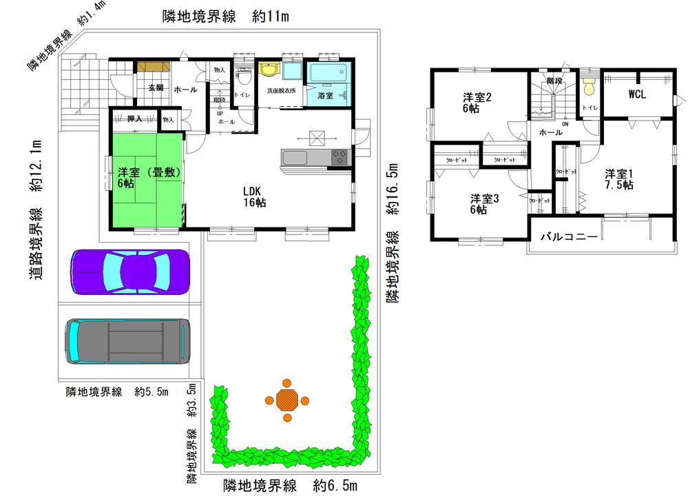 Floor plan. 31,300,000 yen, 4LDK, Land area 179.31 sq m , Building area 109.31 sq m floor plan