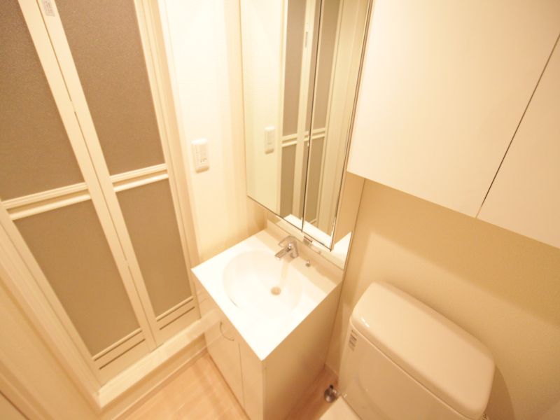 Washroom. Dressing room With separate wash basin The same type Image