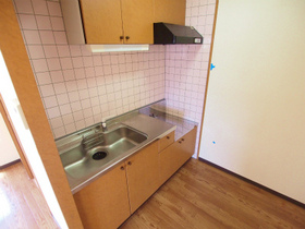 Kitchen. The kitchen is also spacious and you Hakadori dishes sink!