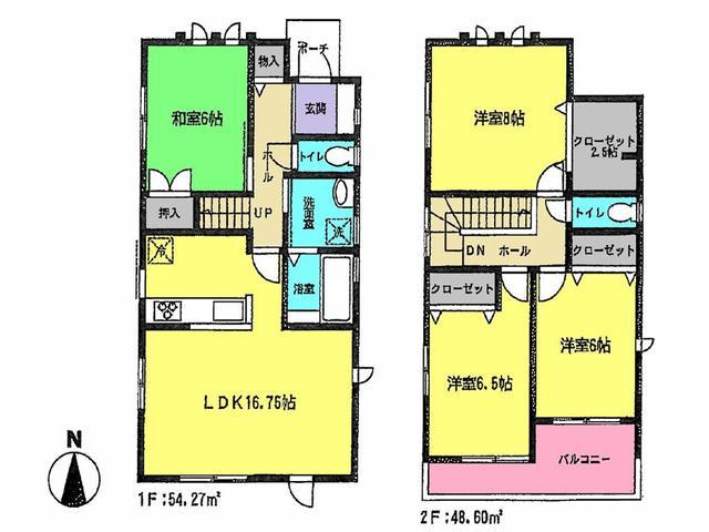 Floor plan. 26,800,000 yen, 4LDK, Land area 158.83 sq m , Building area 102.87 sq m floor plan