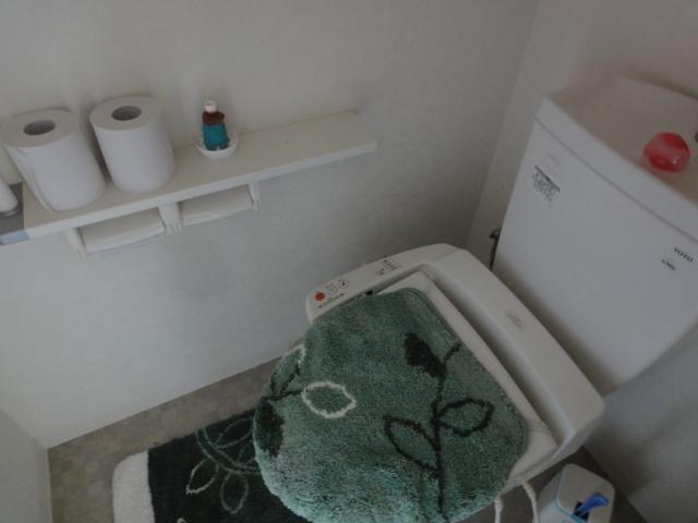 Toilet. Hot-water washer toilet (November 2013) Shooting