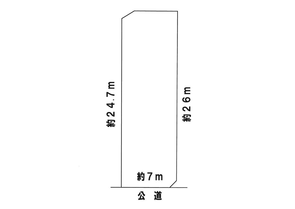 Compartment figure. Land price 22,300,000 yen, Land area 204.6 sq m