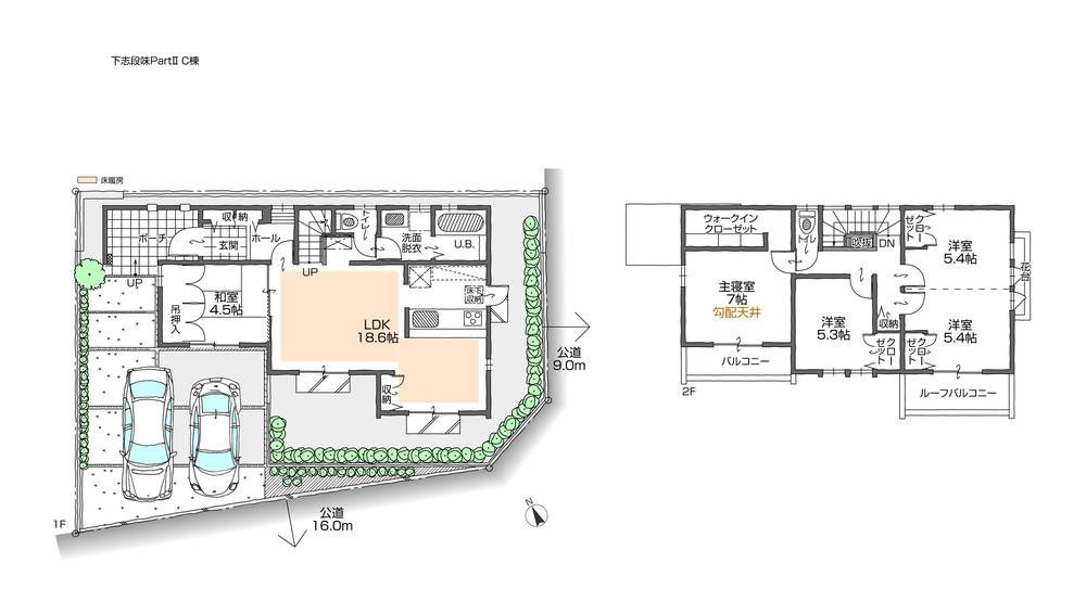 Floor plan. 37,800,000 yen, 5LDK, Land area 156.76 sq m , Building area 120.5 sq m floor plan