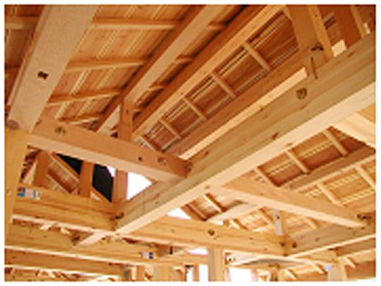 Construction ・ Construction method ・ specification. "Wooden Construction" is in the moisture and earthquakes often Japan's harsh environment, More safety ・ Always method that is the evolution in order to enhance the livability. Limit of eccentricity in 2000 in recent years ・ Mandatory installation of such as a Hall-down hardware, 2008 is such as technical standards compatible with respect to structure method, It is provided with a variety of strict standards, The "inspection certificate of" on the Building Standards Law has acquired 100%.