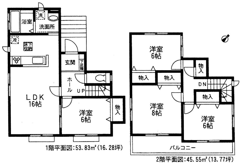 Floor plan. (C Building), Price 25,800,000 yen, 4LDK, Land area 141.21 sq m , Building area 99.38 sq m