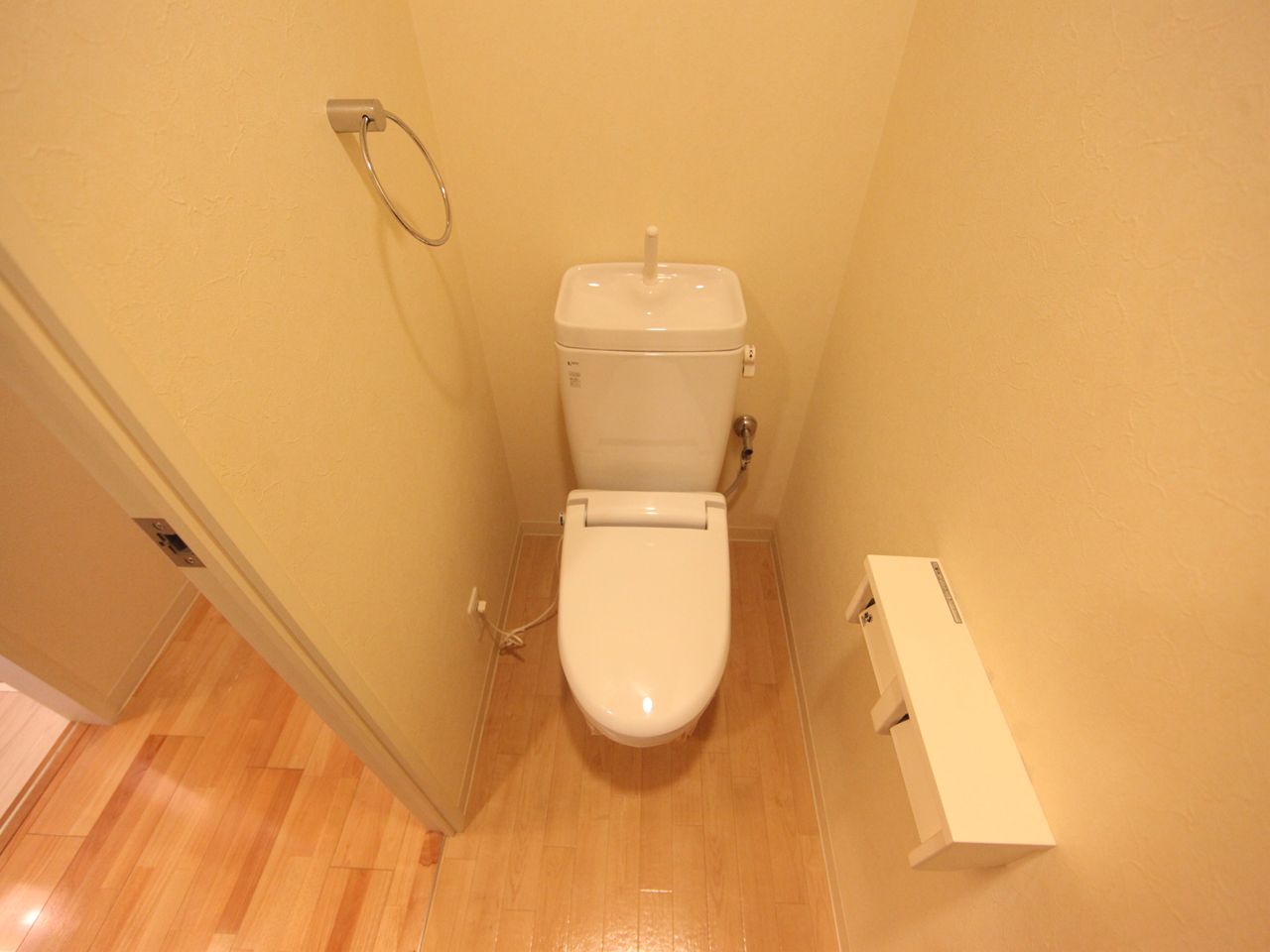 Toilet. WC Heating toilet seat