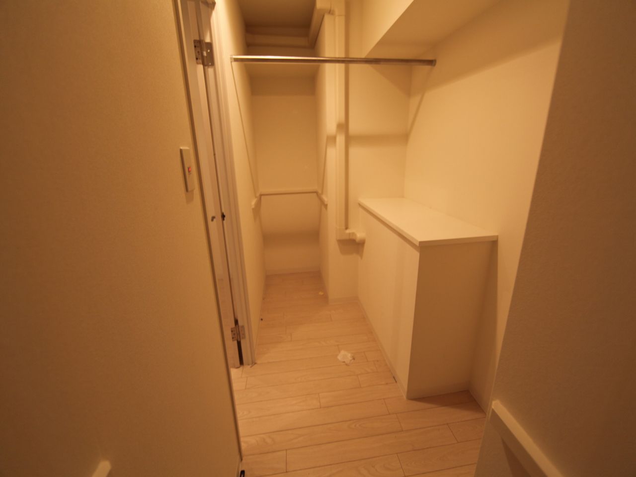 Receipt. Walk-in closet (storage rich have)