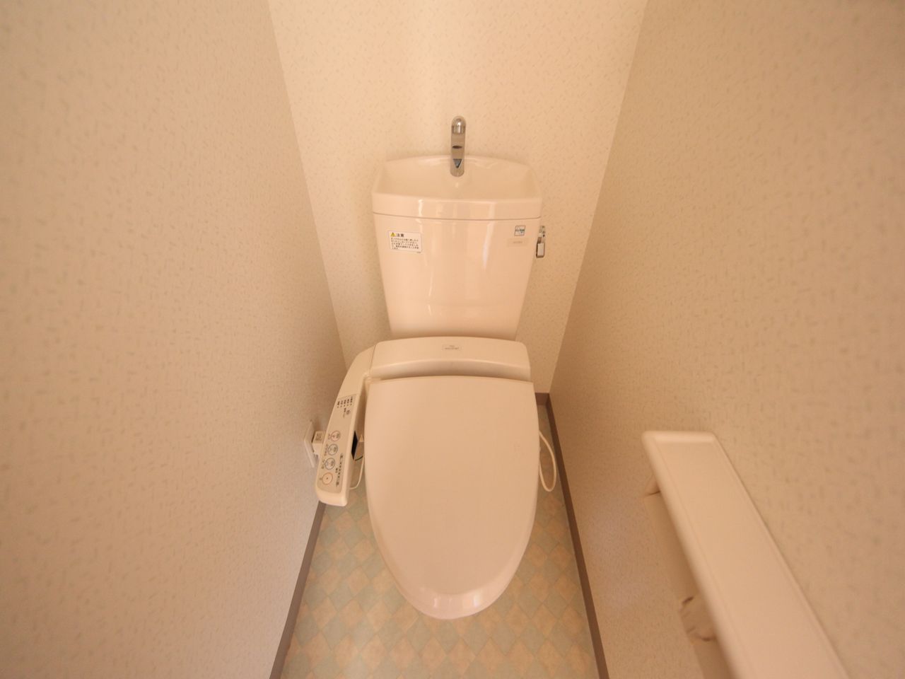 Toilet. Toilet with warm water washing toilet seat