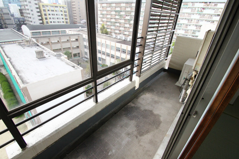 Balcony. It is a photograph of the veranda.