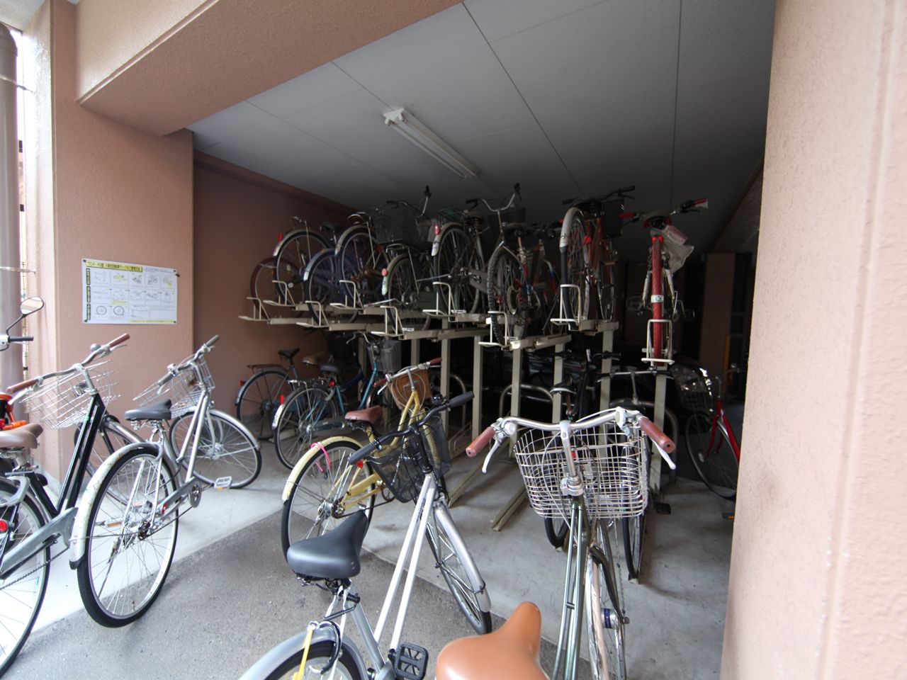 Other common areas. Bicycle-parking space