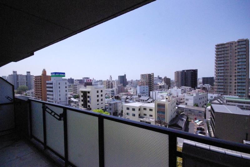 Balcony. Balcony facing west