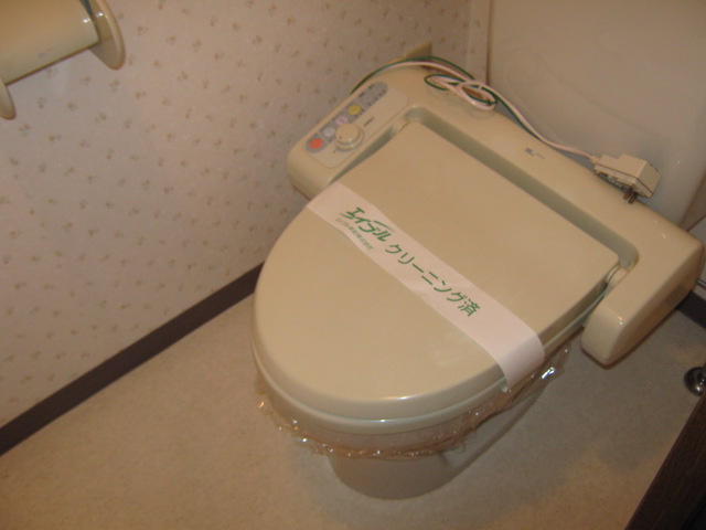 Toilet. Heating toilet seat