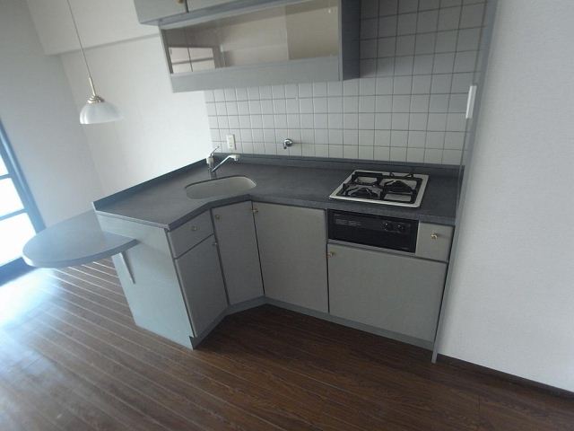 Kitchen. L-shaped kitchen