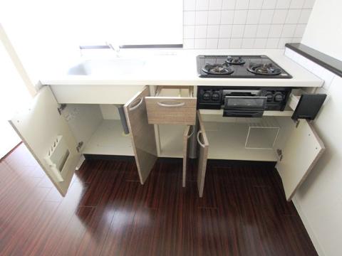 Other room space. Kitchen storage