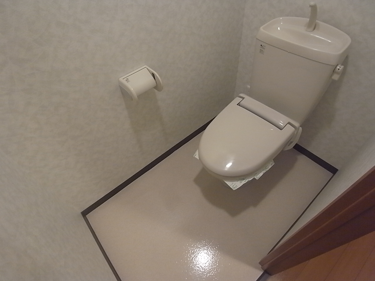 Toilet. Warm water washing toilet seat mounting Allowed toilet