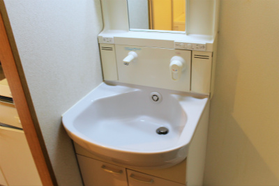 Washroom. Independent wash basin