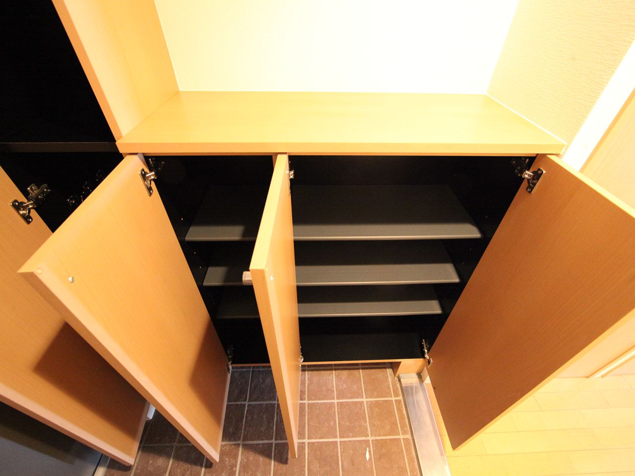 Entrance. Entrance Shoe box Storage rich have