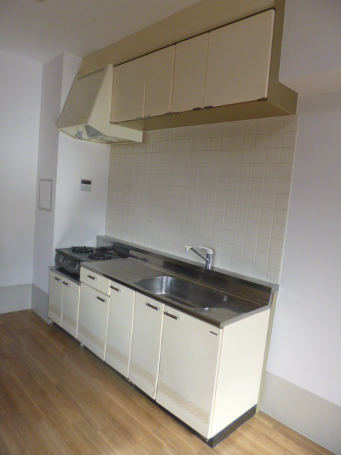 Kitchen. Two-burner gas stove installation Allowed