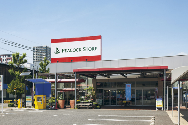 Surrounding environment. Peacock store Chiyoda store (8-minute walk ・ About 580m)