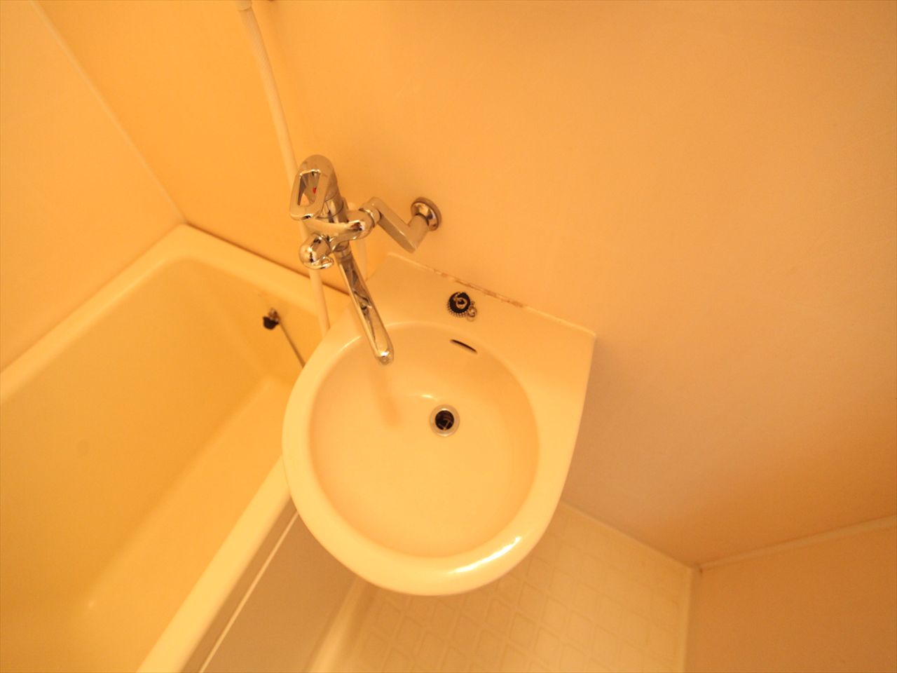 Washroom. Wash basin (storage enhancement)