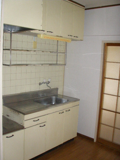 Kitchen. Two-burner gas stove installation Allowed