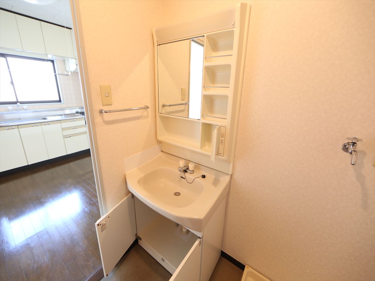 Washroom. Dressing room Independent washbasin You can washing machine available