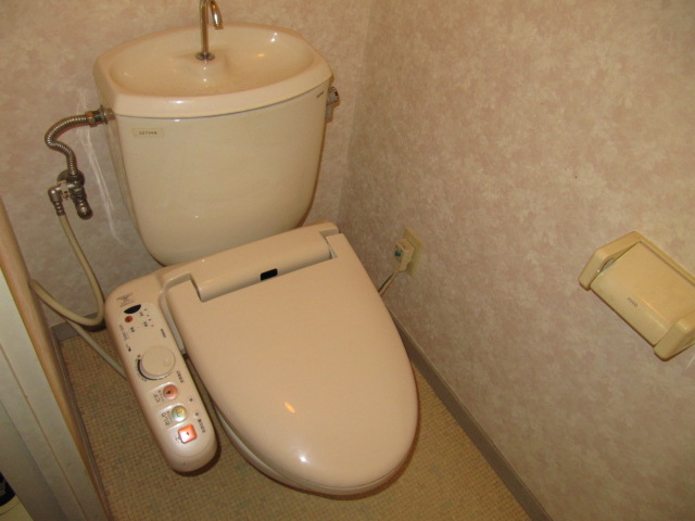 Toilet. With warm water washing toilet seat