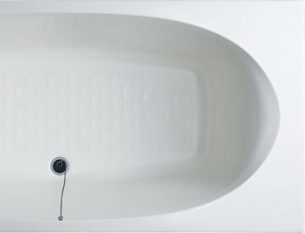 Bathing-wash room.  [FRP oval bathtub] Loose and body wraps, Gently soft line bath that gives a healing and peace / Same specifications